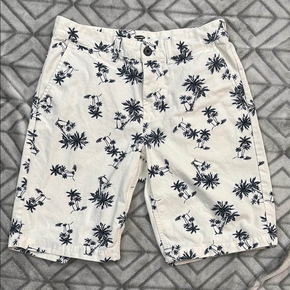 Old Navy Size 29 Palm Tree Print Shorts